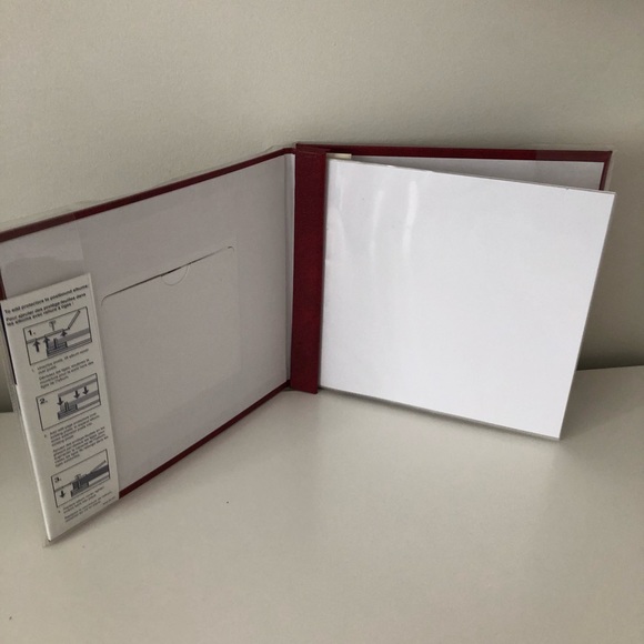 Red scrapbook with papers - Picture 3 of 4